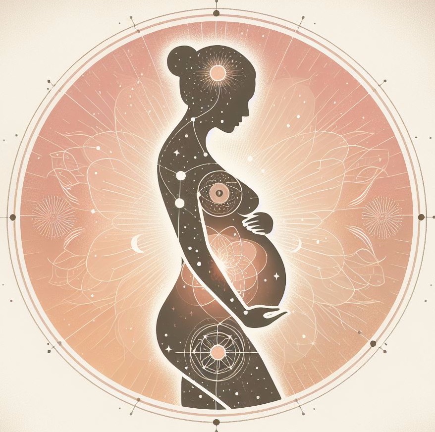 Illustration femme enceinte